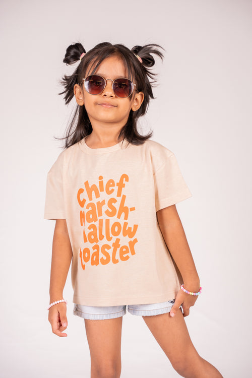 Cheif Marshmellow Toaster - Oversized T-Shirt